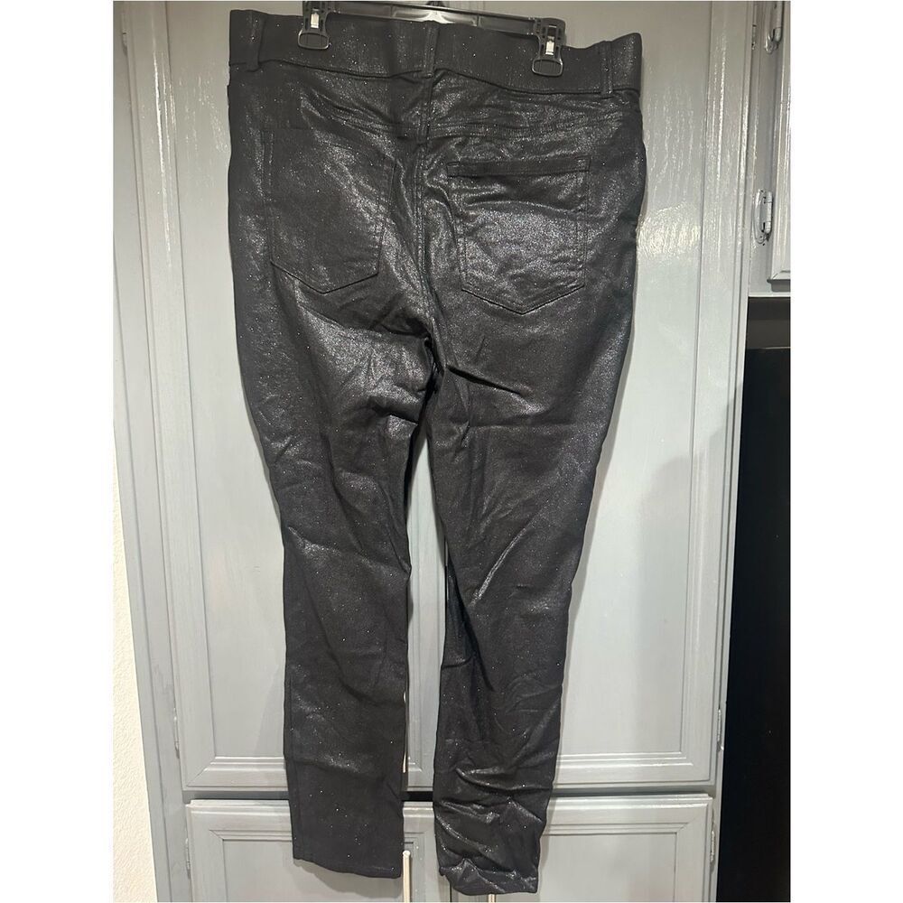 Lane Bryant Black Shimmery Skinny Pants 18